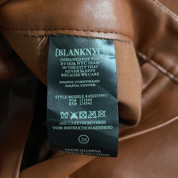 BLANKNYC Faux Leather Pants - Picture 4 of 13